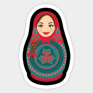 Matryoshka Woman Sticker